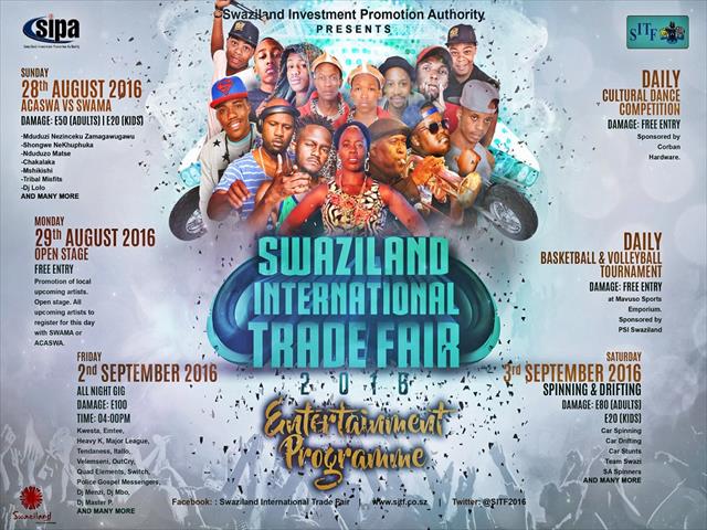 Swaziland International Trade Fair 2016 Pic